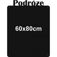 Tablica magnetyczna na magnesy Podróże #14 - 60x80cm
